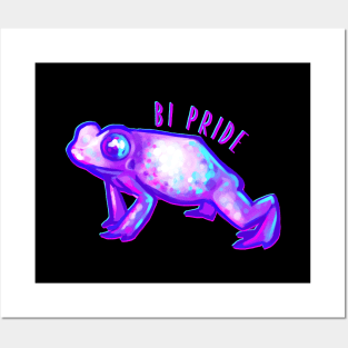 Bi Pride Frog Posters and Art